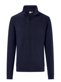 Herren Zip -Longsleeve